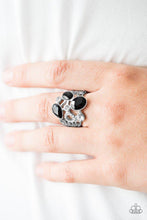 Load image into Gallery viewer, All Glammed Up Black Ring - Angie&#39;s $5.00 Bling