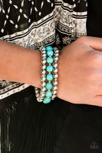 Load image into Gallery viewer, Sandstone Serendipity Blue Bracelet