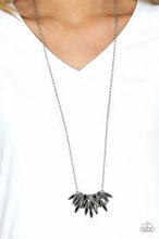 Load image into Gallery viewer, Crowning Moment Black Necklace - Angie's $5.00 Bling
