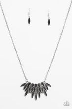 Load image into Gallery viewer, Crowning Moment Black Necklace - Angie's $5.00 Bling