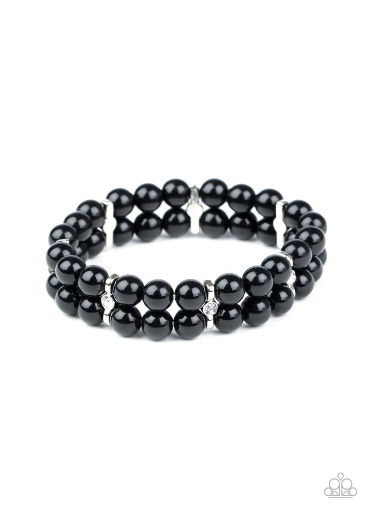 Downtown Debut Black Bracelet