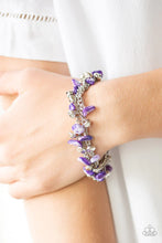 Load image into Gallery viewer, Plentiful Pebbles Purple Bracelet