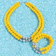 Load image into Gallery viewer, Summer Splash Yellow Necklace