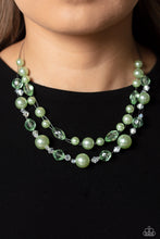 Load image into Gallery viewer, Parisian Pearls Green Necklace