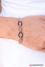 Load image into Gallery viewer, Glitz and Glimmer Black Bracelet