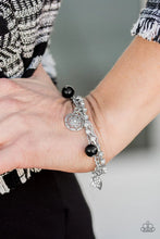 Load image into Gallery viewer, Hollywood Sweetheart Black Bracelet