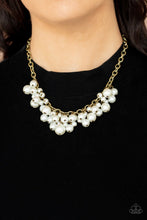 Load image into Gallery viewer, Down for the Countess Brass Necklace