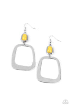 Load image into Gallery viewer, Material Girl Mod Yellow Earrings