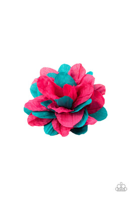 Rainbow Gardens Pink Hair Clip