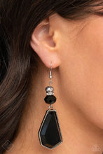 Load image into Gallery viewer, Defaced Dimension Black Earrings