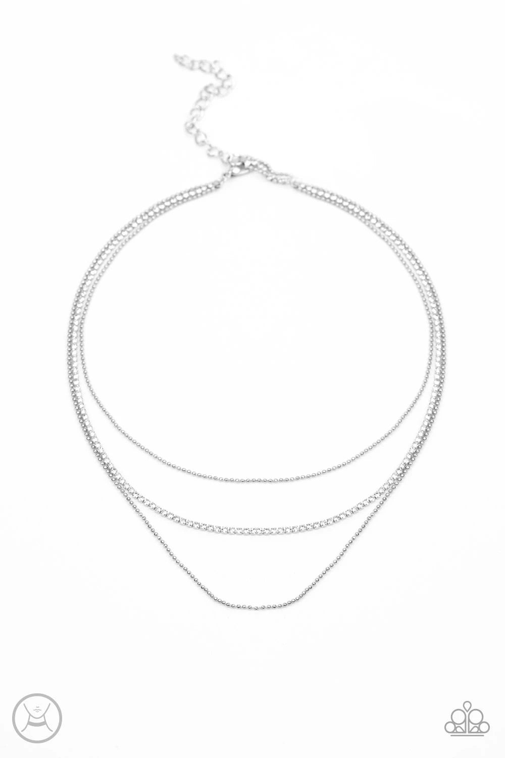 Battle of the Glitz White Choker