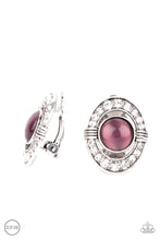 Load image into Gallery viewer, Glow Of Force Purple Clip On Earrings