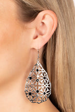 Load image into Gallery viewer, Delightfully Daisy Black Earrings