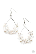 Load image into Gallery viewer, Marina Banquet White Earrings