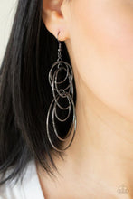 Load image into Gallery viewer, I Feel Dizzy Black Earrings