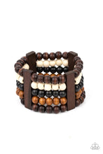 Load image into Gallery viewer, Caribbean Catwalk Multi Wood Bracelet