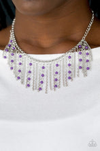 Load image into Gallery viewer, Harlem Hideaway Purple Necklace