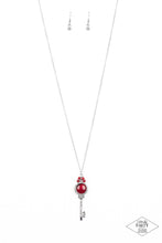 Load image into Gallery viewer, Unlock Every Door Red Necklace