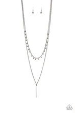 Load image into Gallery viewer, Keep Your Eye on the Pendulum Black Necklace