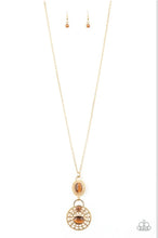 Load image into Gallery viewer, Hook Vine and Sinker Brown Necklace