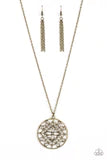 Load image into Gallery viewer, Mandala Melody Brass Necklace
