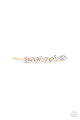 Starry Sprinkles Gold Hair Clip