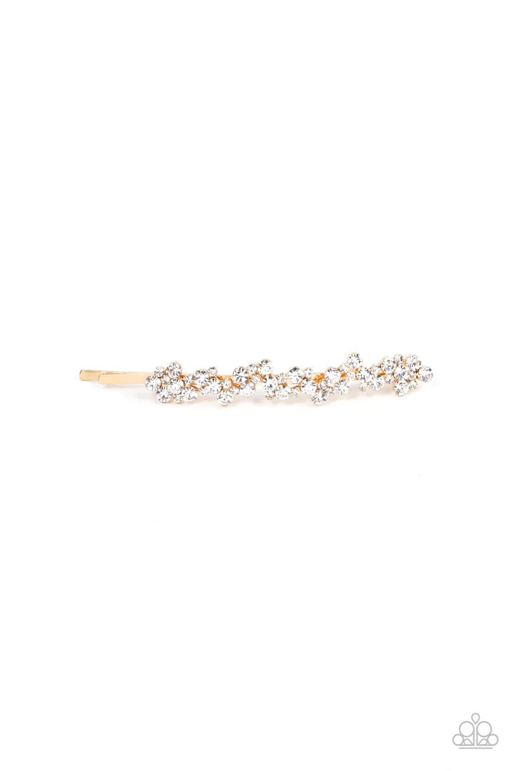 Starry Sprinkles Gold Hair Clip