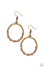 Load image into Gallery viewer, Glowing Grandeur Copper Earrings