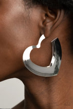 Load image into Gallery viewer, Heart Racing Radiance Silver Earrings
