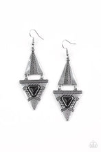 Load image into Gallery viewer, El Paso Edge Black Earrings