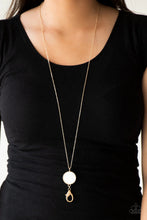Load image into Gallery viewer, Shimmering Seashores Gold Lanyard
