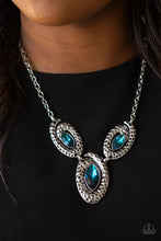 Load image into Gallery viewer, Metro Mystique Blue Necklace