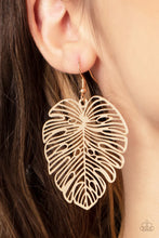 Load image into Gallery viewer, Palm Palmistry Gold Earrings