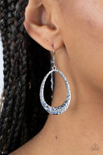 Load image into Gallery viewer, Seafoam Shimmer Blue Earrings
