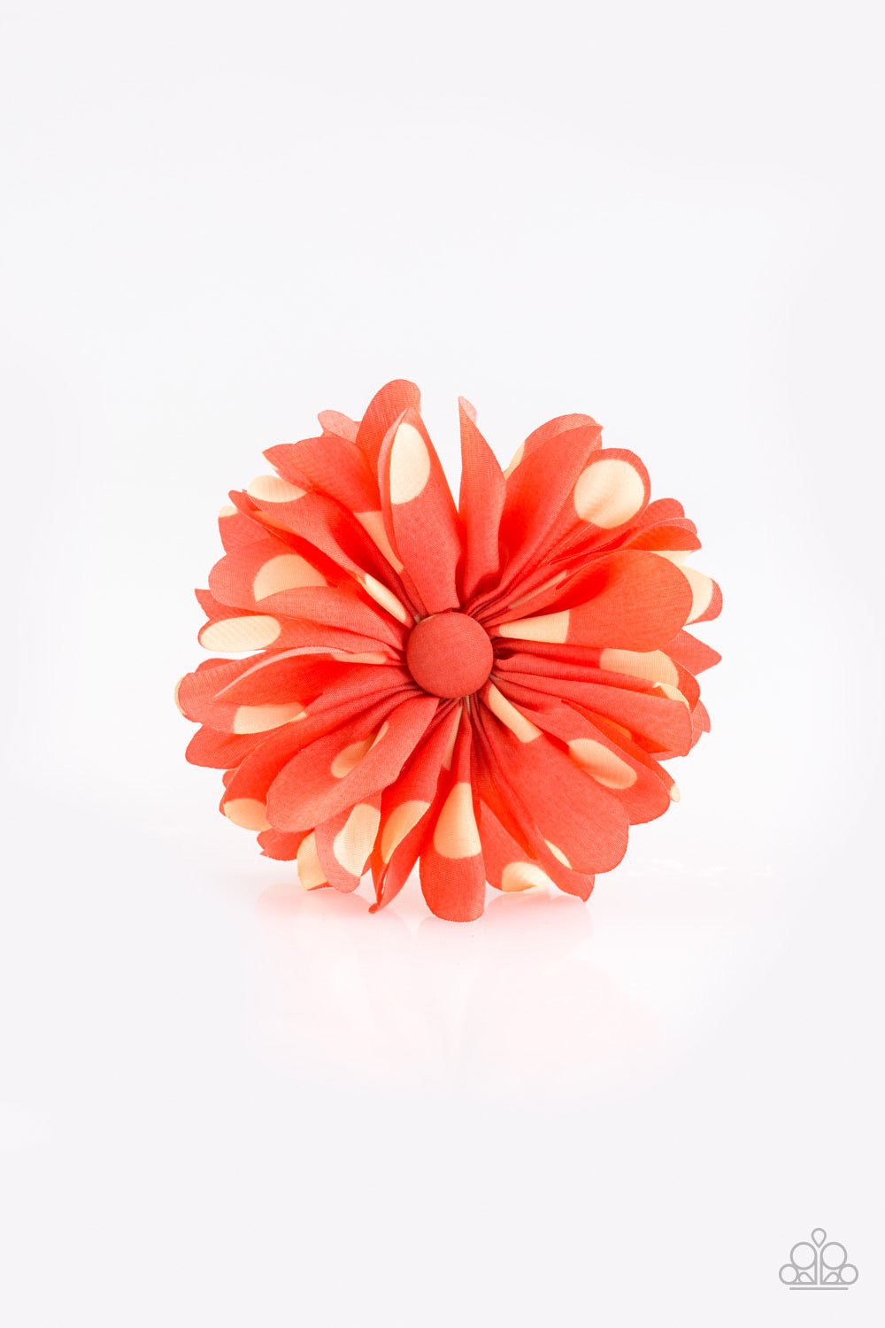 Tea Party Posh Orange Hair Clip