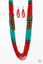 Load image into Gallery viewer, Rio Roamer Red Seed Bead Necklace