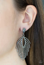 Load image into Gallery viewer, Metro Safari Black Earrings