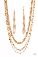 Load image into Gallery viewer, Galvanized Grit Gold Necklace