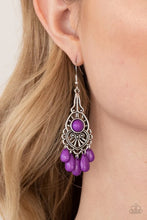 Load image into Gallery viewer, Fruity Tropics Purple Earrings
