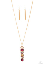 Load image into Gallery viewer, Totem Treasure Purple Necklace