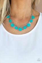 Load image into Gallery viewer, Flower Powered Blue Necklace