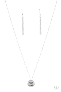 Freedom Isn’t Free Silver Necklace
