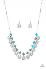 Load image into Gallery viewer, Mandala Movement Blue Necklace