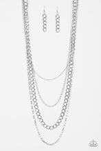 Load image into Gallery viewer, Metro Metal Silver Necklace