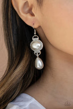 Load image into Gallery viewer, Icy Shimmer White Earrings