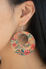 Load image into Gallery viewer, Put a Cork It In Red Earrings