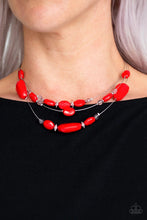 Load image into Gallery viewer, Radiant Reflections Red Necklace