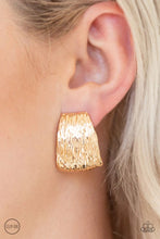 Load image into Gallery viewer, Superstar Shimmer Gold Clip On Earrings