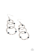 Load image into Gallery viewer, Revolving Radiance Blue Earrings