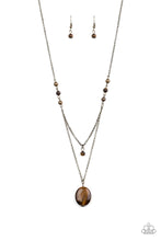 Load image into Gallery viewer, Time to Hit the ROAM Brass Necklace